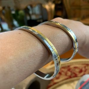 Stainless steel 2 tone bracelet